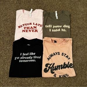 ✨Set of 4✨ | Graphic Tees